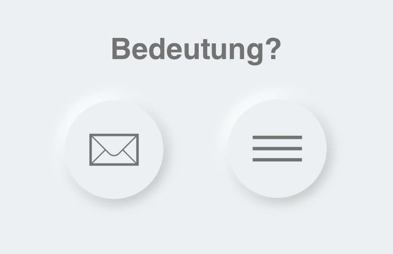 Bedeutung Hamburger Icon