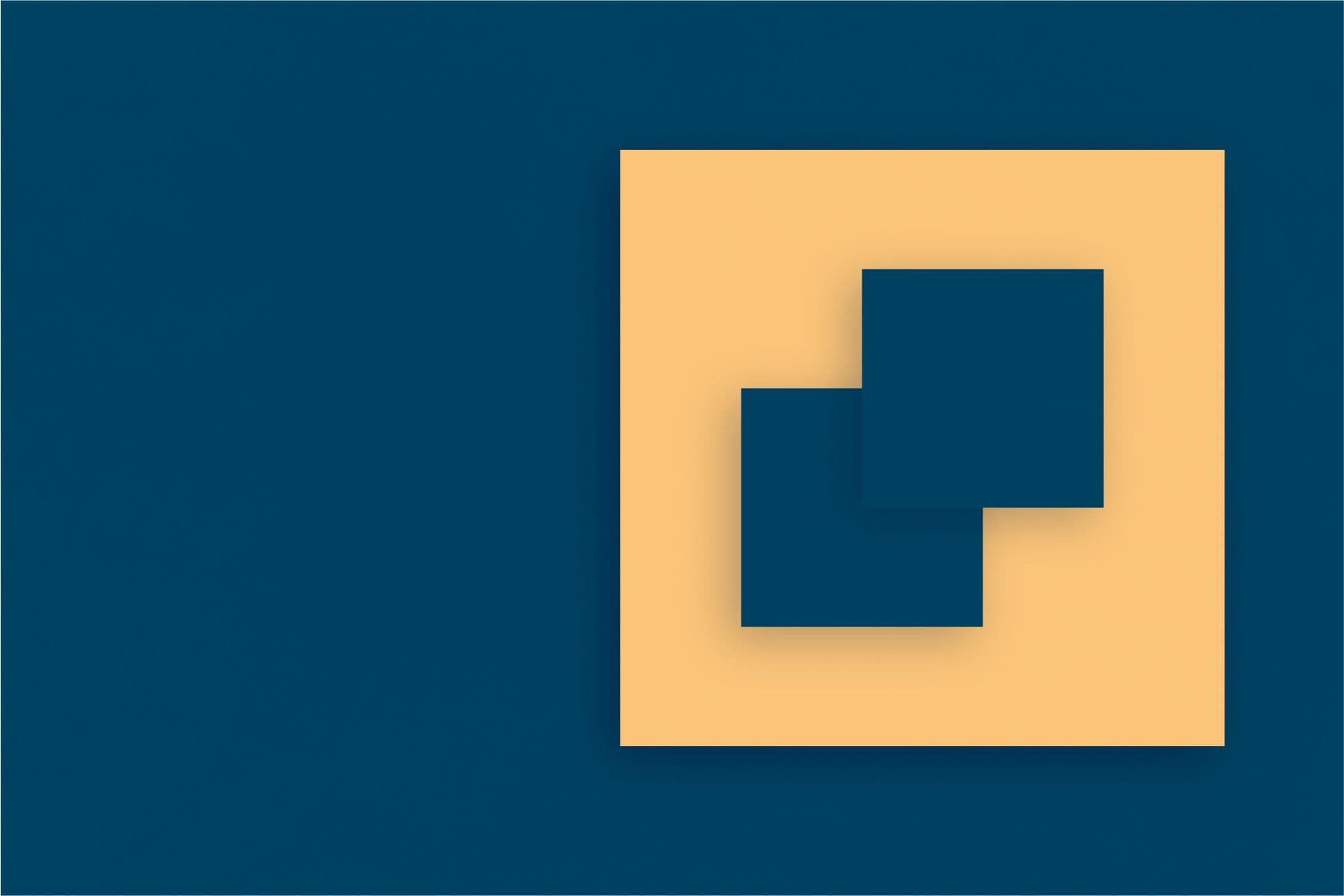 Ein Bild mit der Farbkombination Tiefes Ozeanblau und Lebhaftes Goldgelb