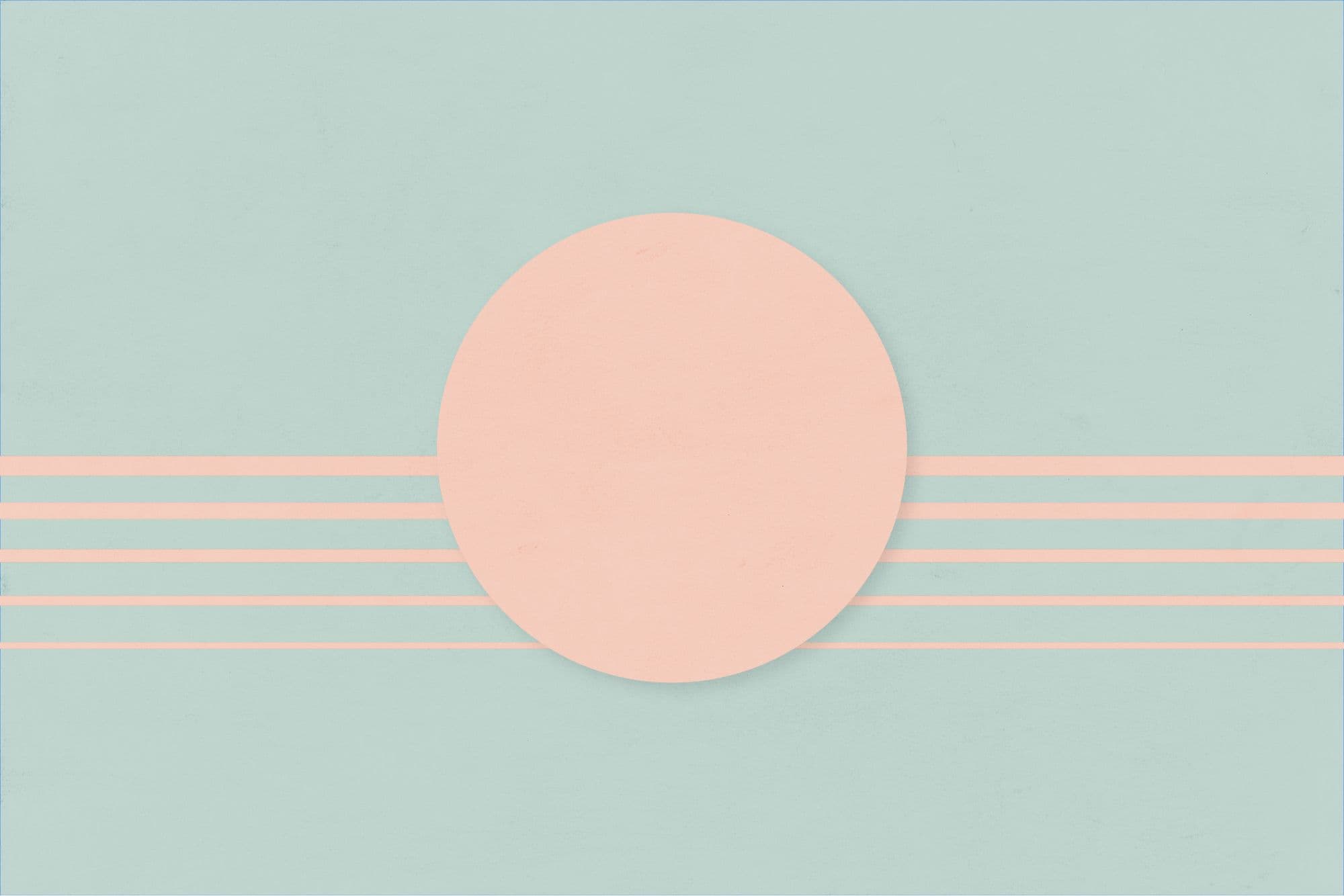 Ein Beispiel der Sanftes Grün und Zartes Apricot Farbkombination