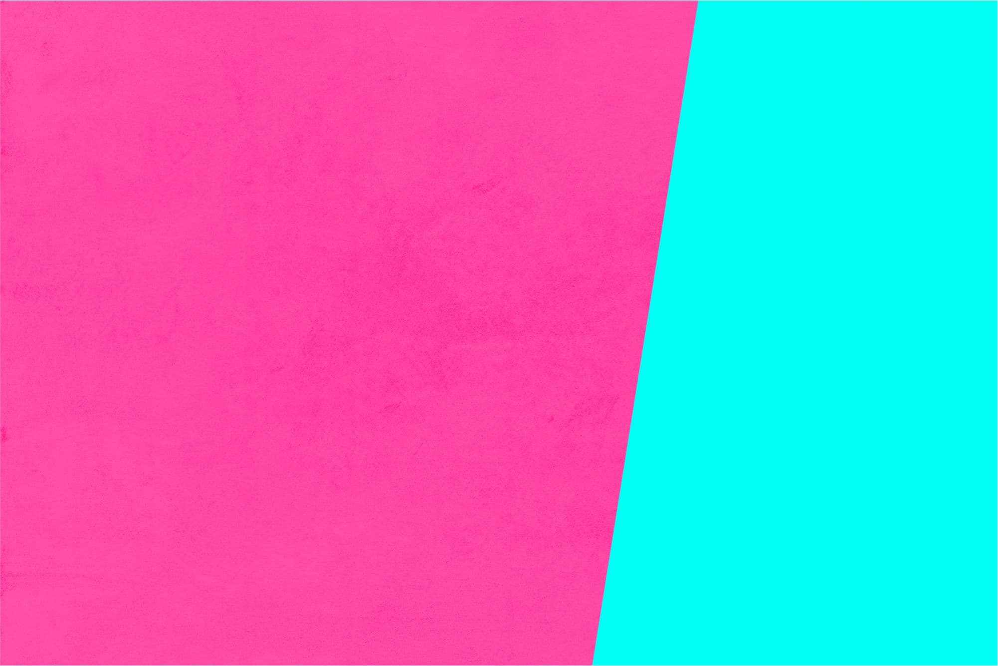 Ein Bild mit der Farbkombination Lebendiges Magenta und Erfrischendes Türkisblau