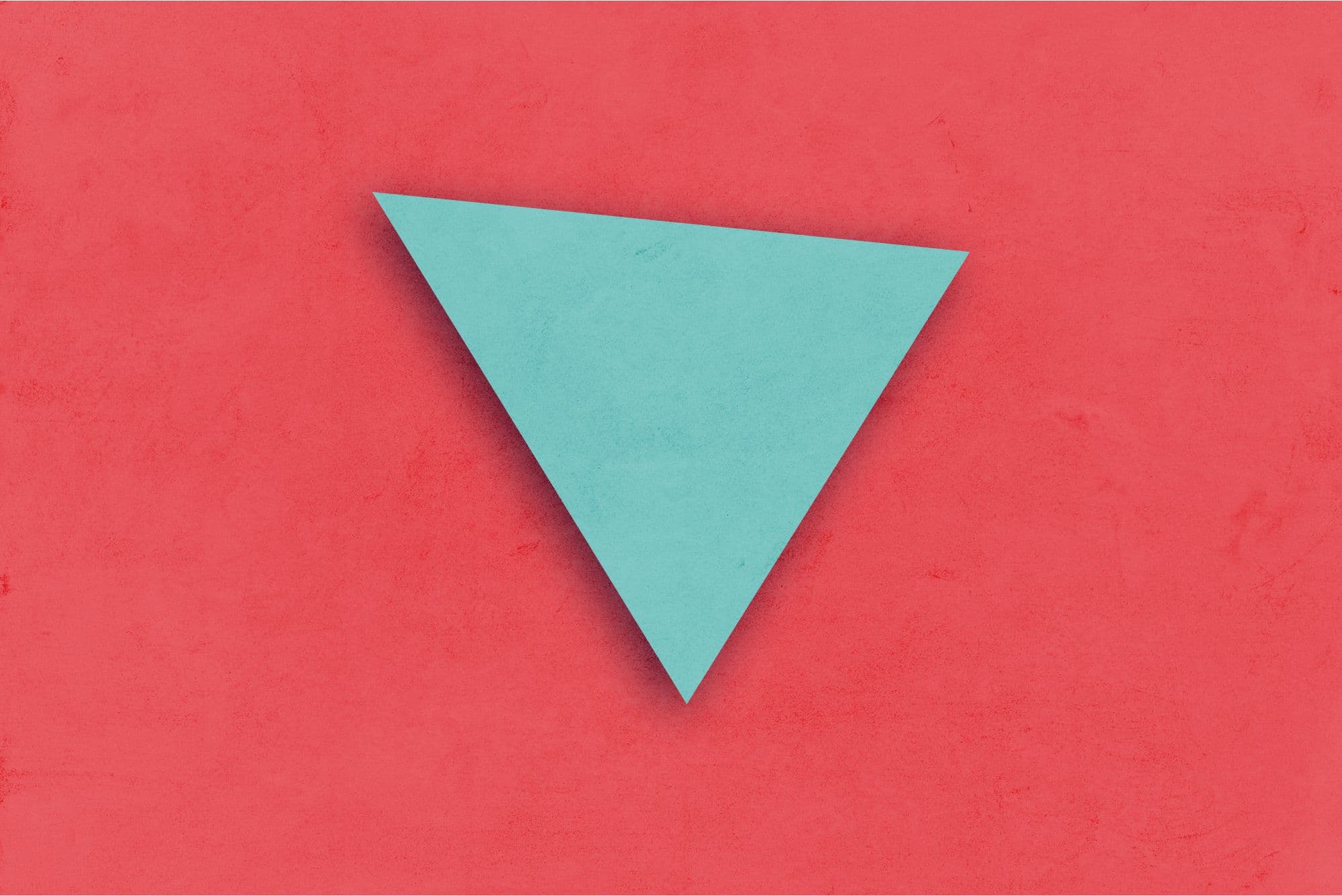 Ein Bild mit der Farbkombination Lebhaftes Korallenrosa und Frisches Türkis