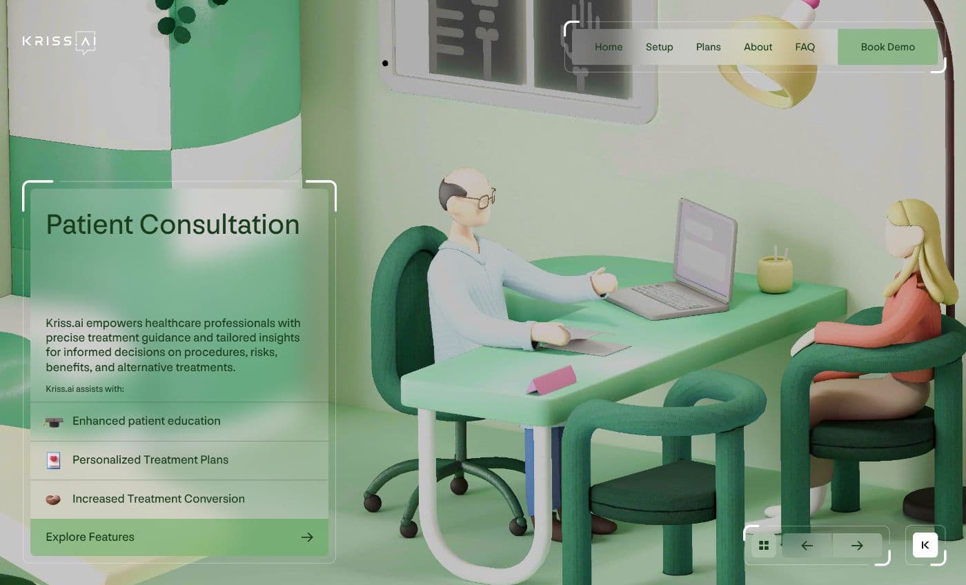 Die coolsten Webseiten: AI und Marketing - Screenshot kriss.ai