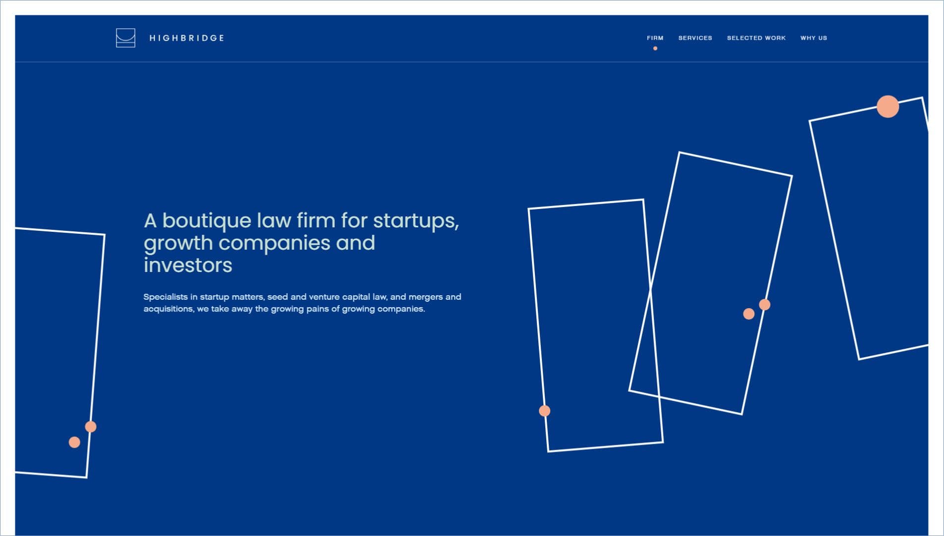 Highbridge - Kanzlei Webdesign als Inspiration
