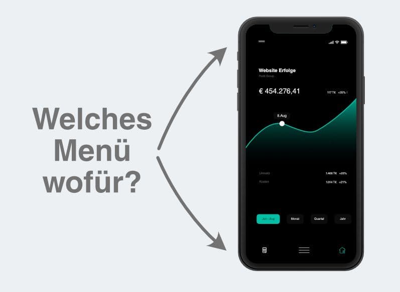 Dopplung des Website Menu Icon