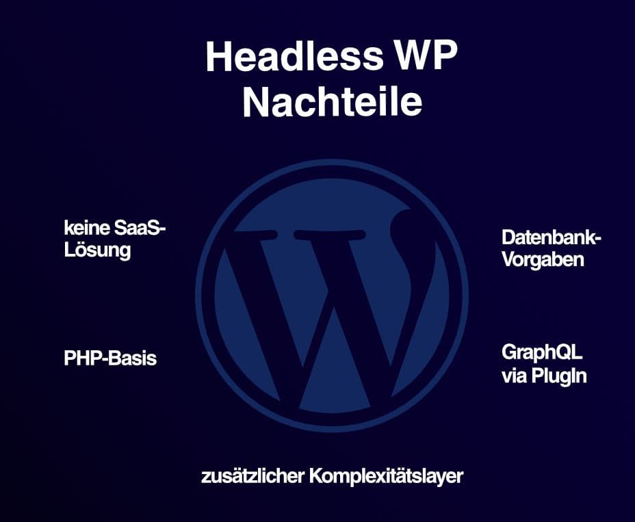 nachteile headless wp