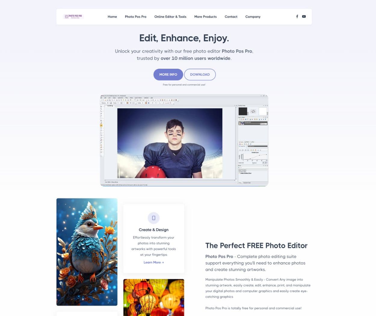 Photos Pos Pro - Kostenloses Bildbearbeitungsprogramm