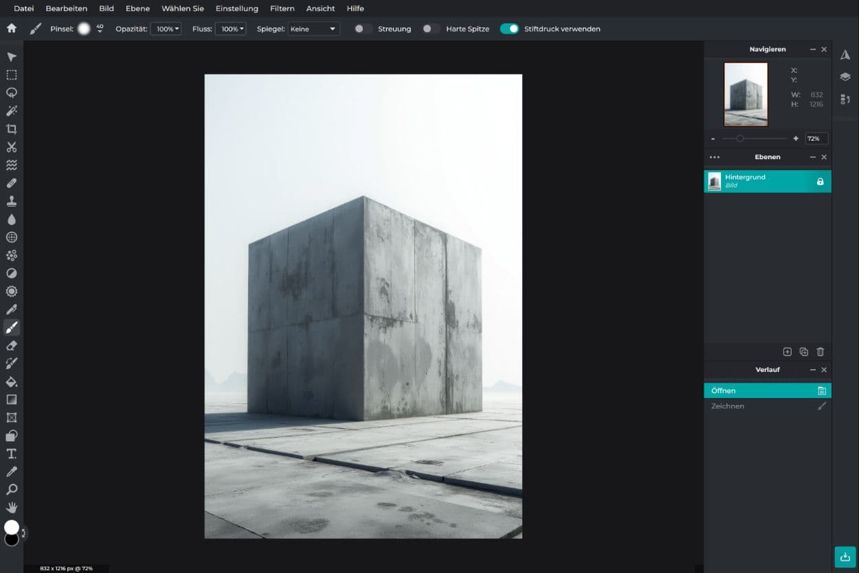 kostenlose Bildbearbeitung mit Pixlr