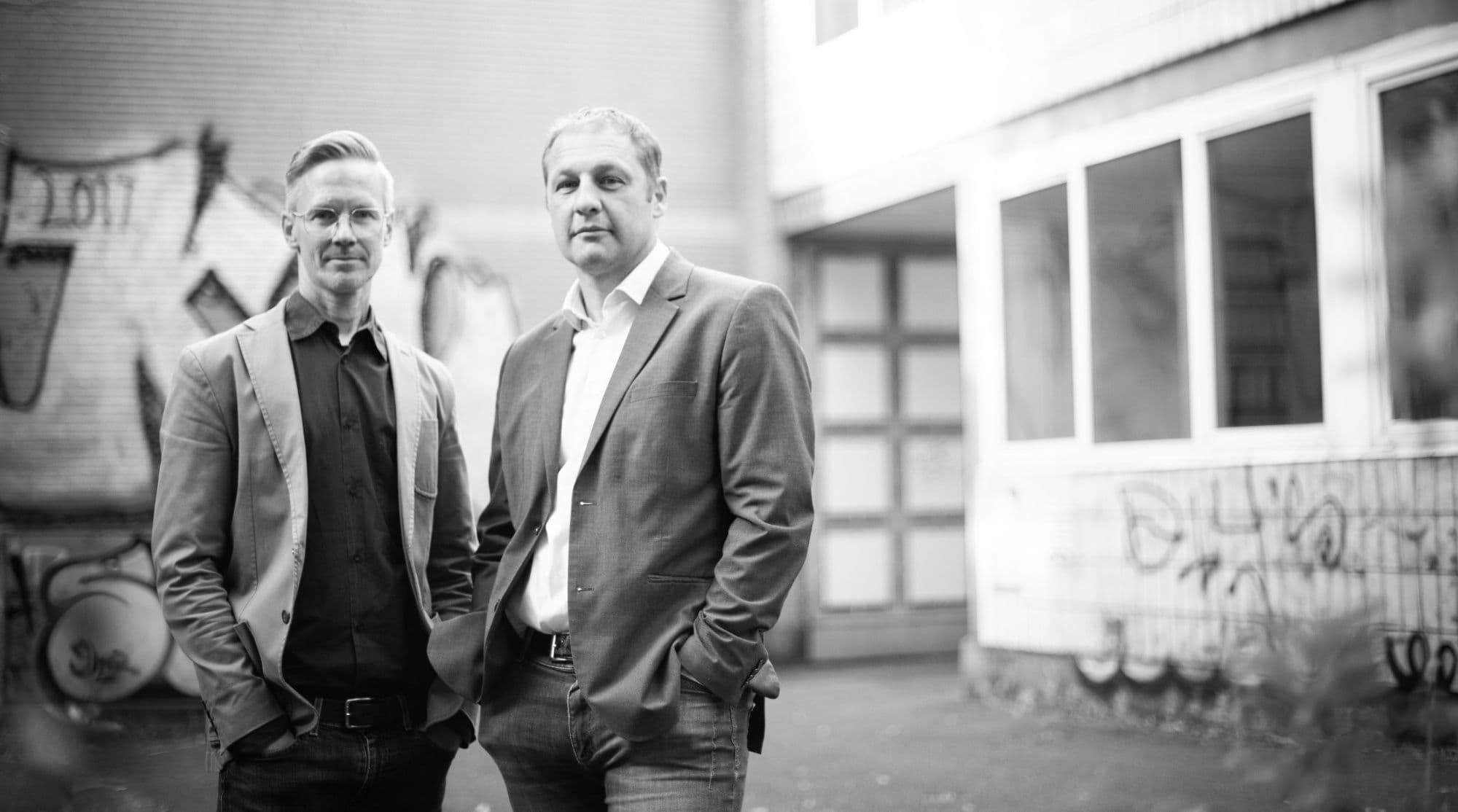 Unsere Webdesign Kunden - die Inhaber des Architekturbüros 'puma architekten' Torben Pundt  und Carlo Mardersteig 
