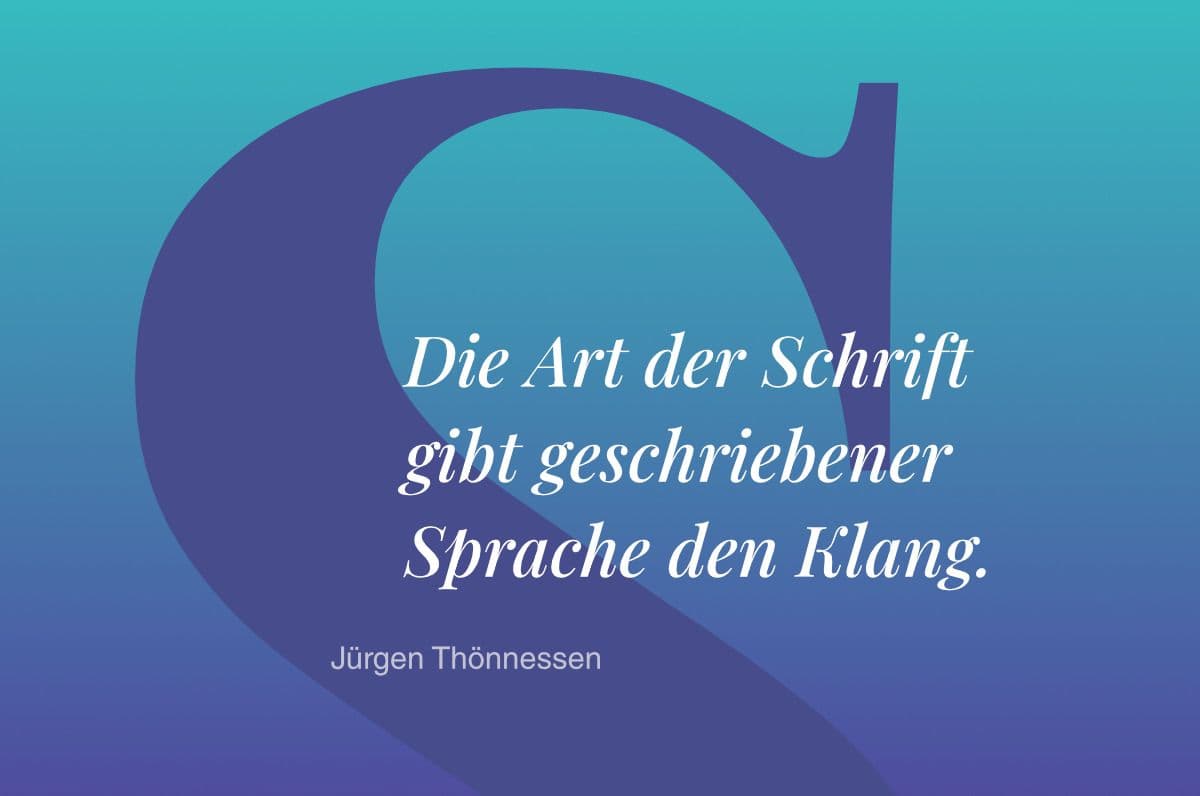 Zitat zur Schrift von Jürgen Thörnessen