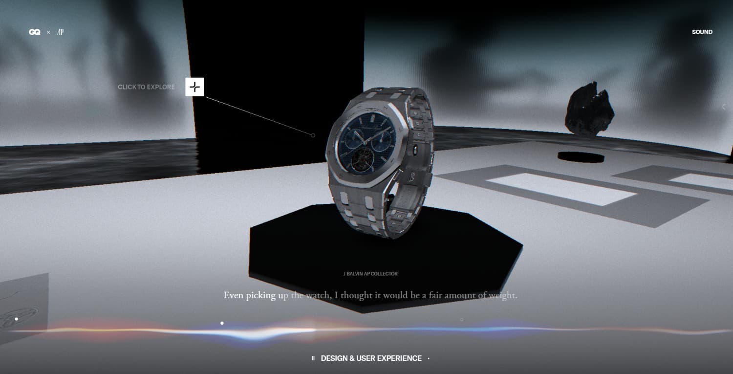 Screenshot von The Extraordinary Lab - als Beispiel für eine Design-Award-Winning-Website