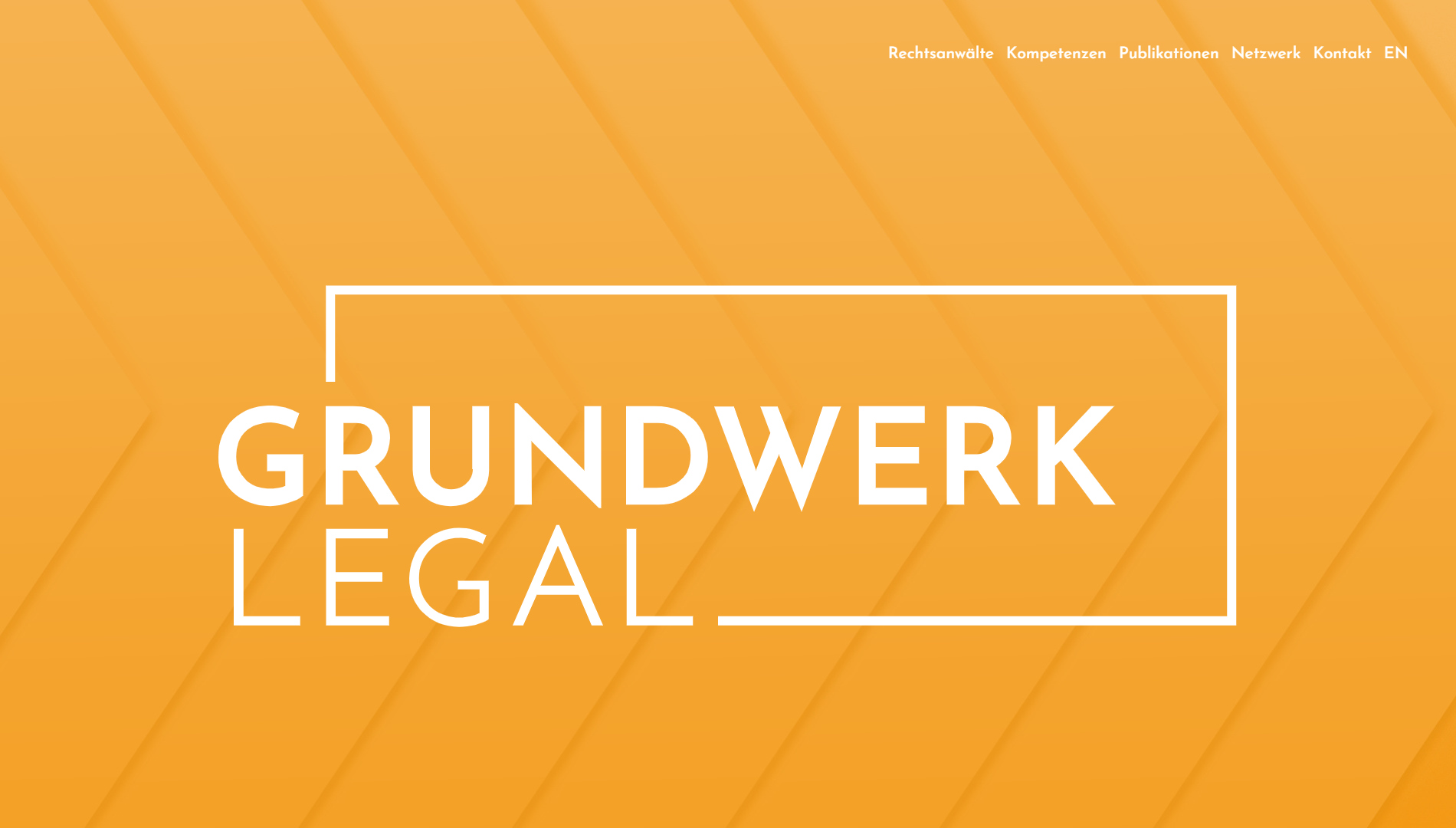 Grundwerk Legel Website Start als Webdesign Inspiration für Anwälte und Kanzleien