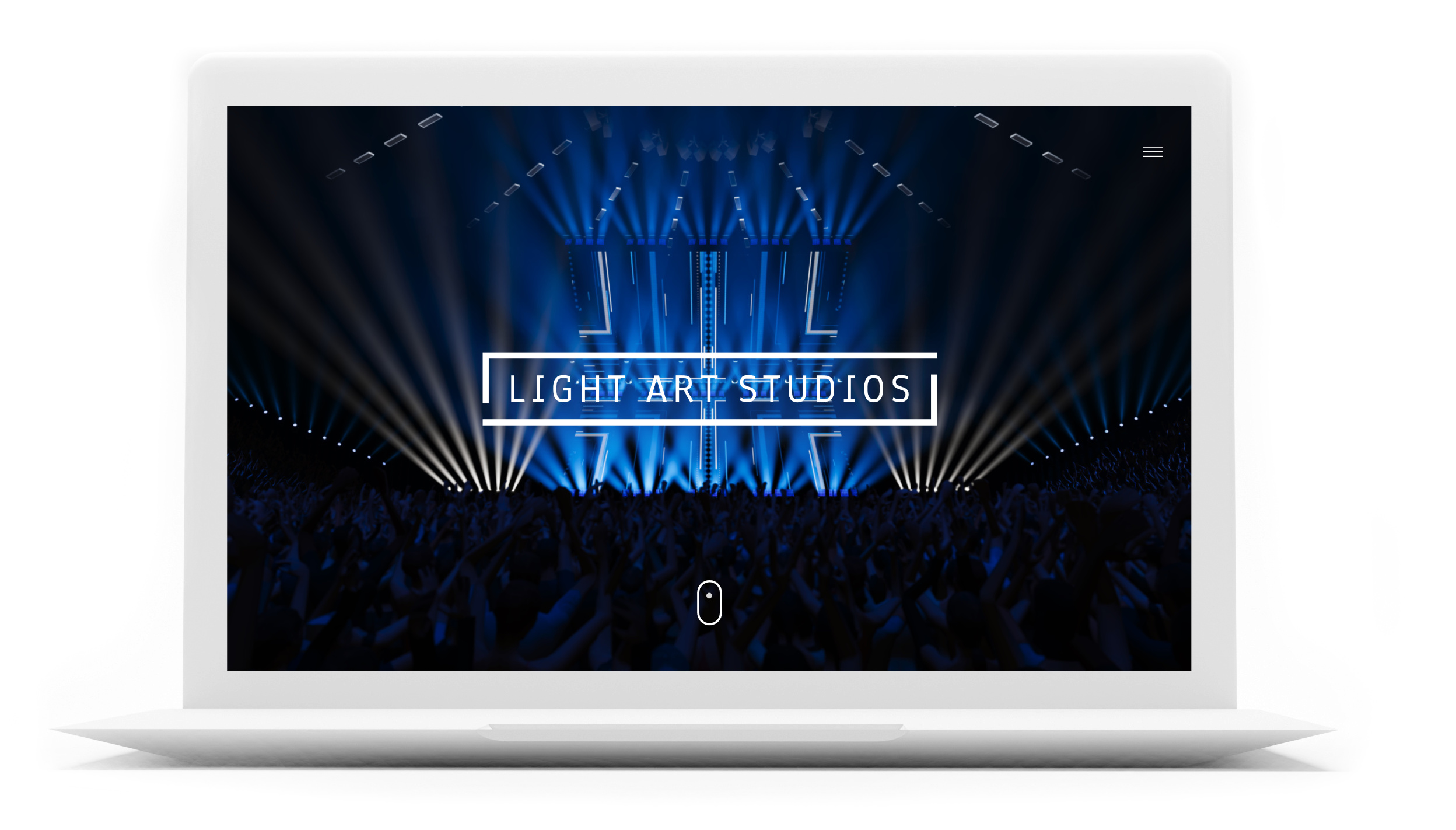 Laptop Webdesign Website Lightart Studio