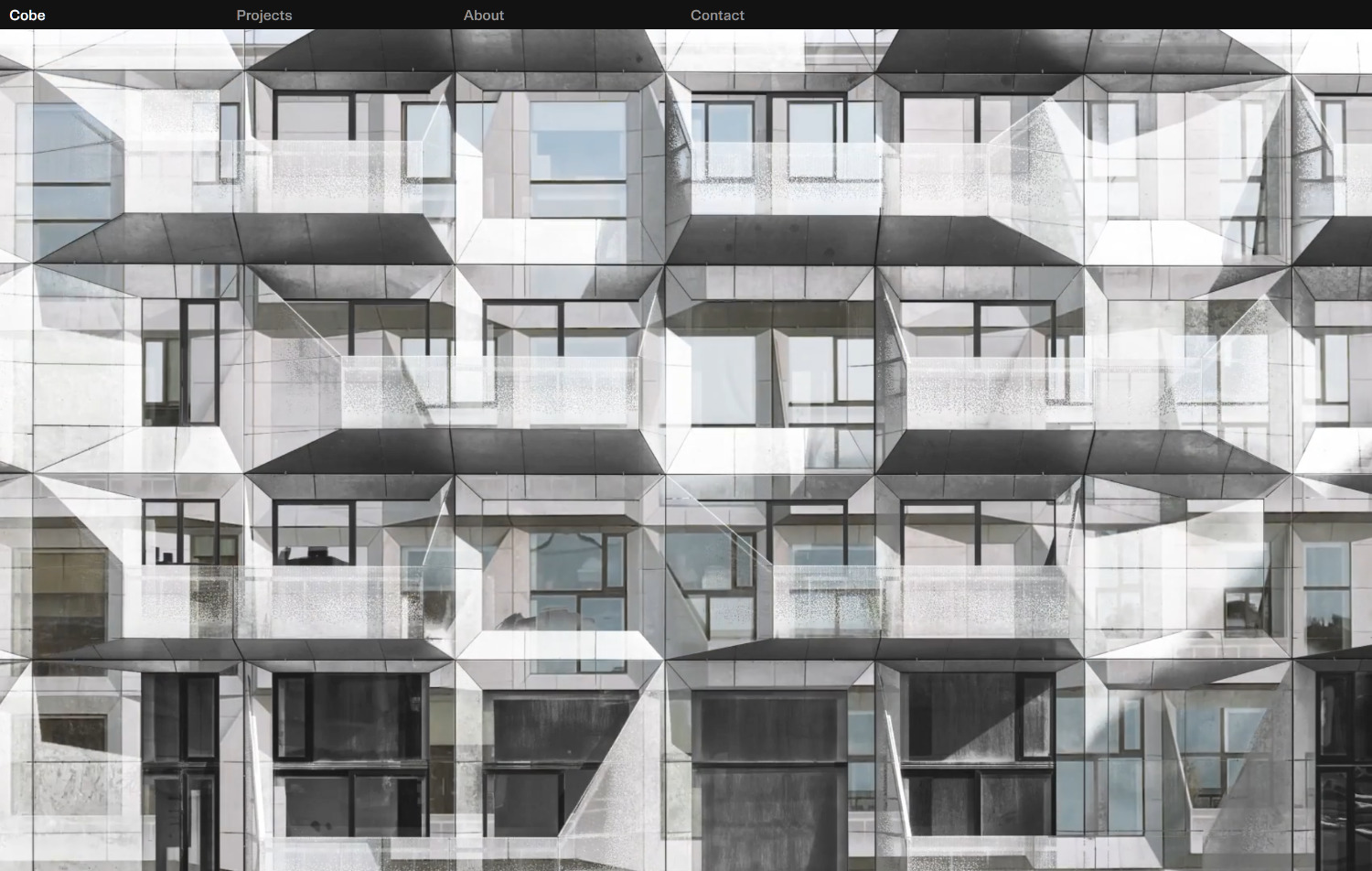 Website Inspiration Cobe Architekturbüro