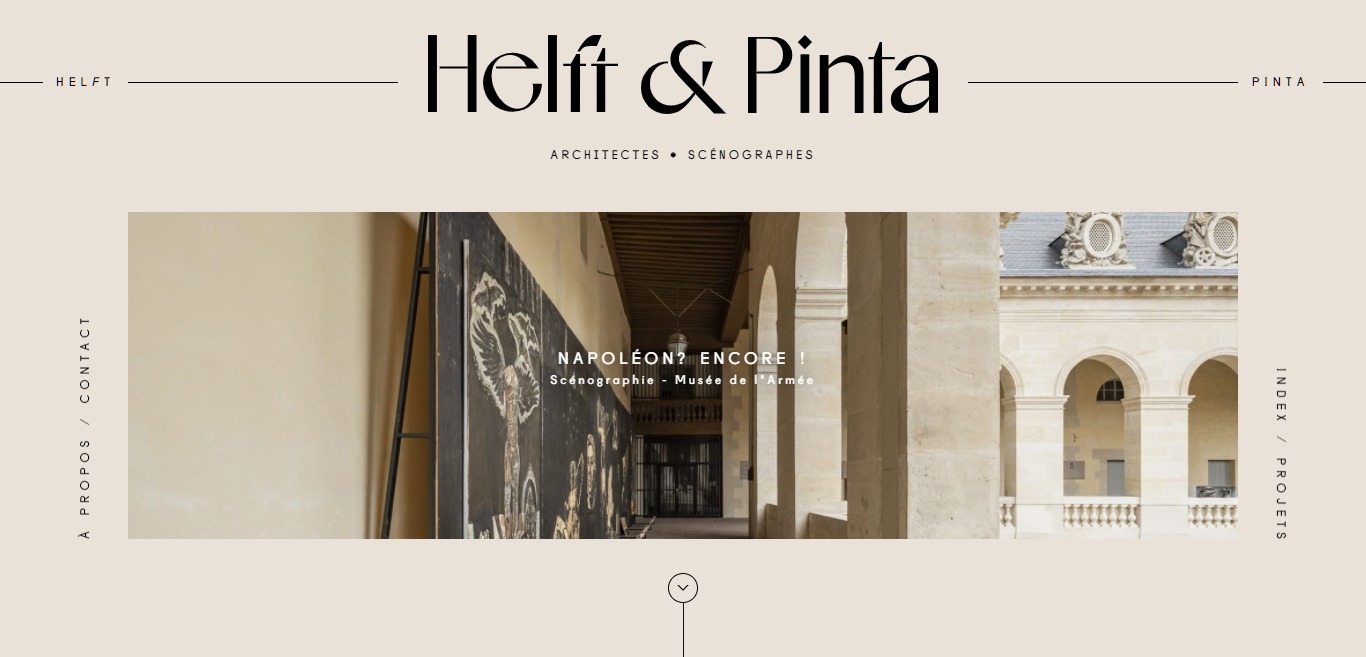 Helft & Pinta Architekten Website Inspiration