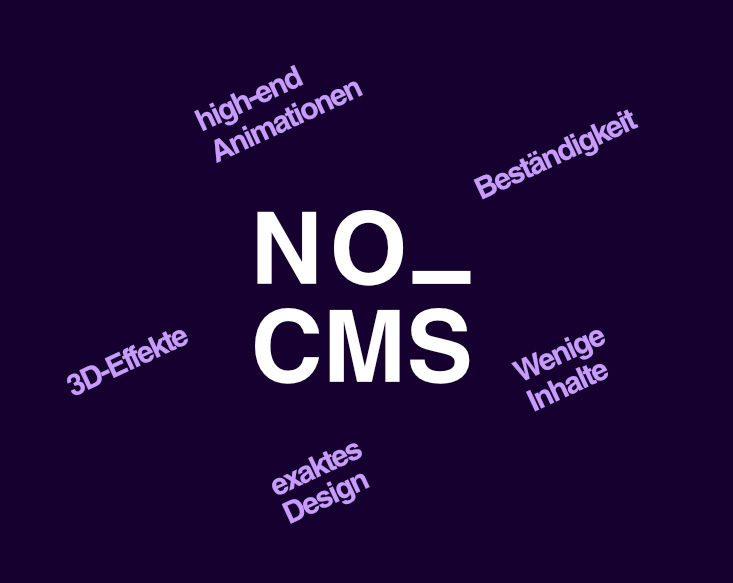 CMS - keine gute Wahl