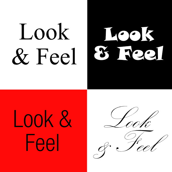 Look & Feel - Typografie