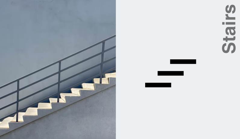 Website Menu Icon Stairs