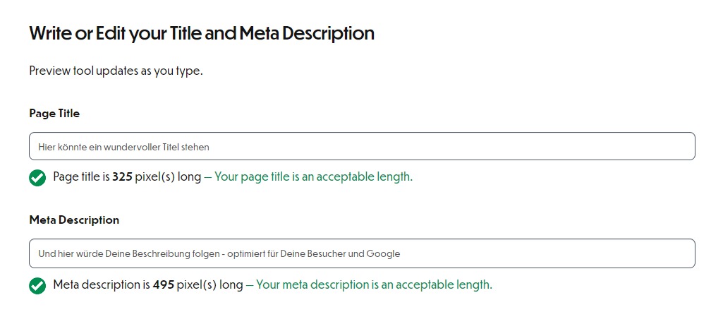 to the web - google meta tester