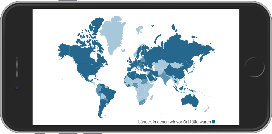 Weltkarte - Interaktive Weltkarte, Grafisch, Animiert
