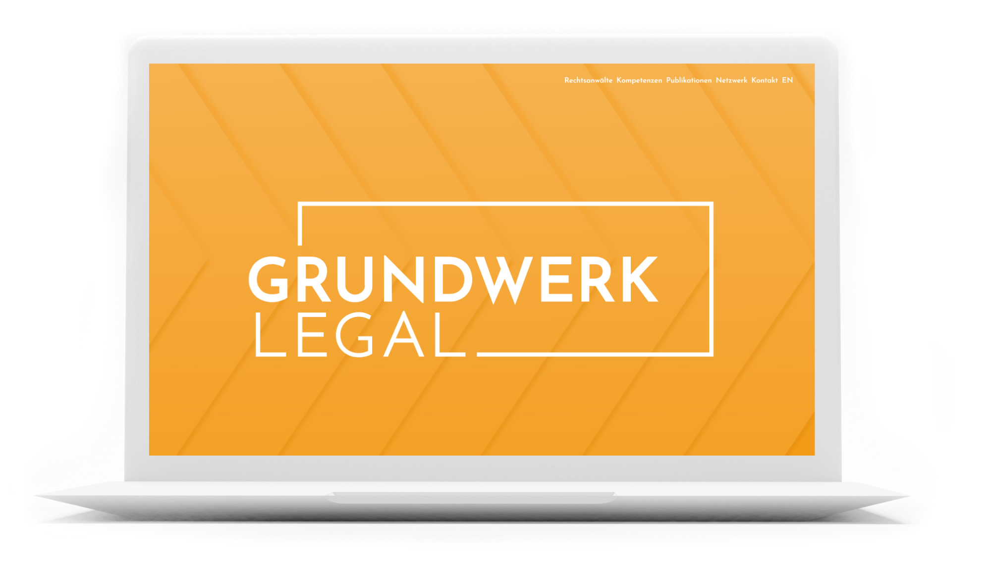 Grundwerk Legal - Website Darstellung Laptop