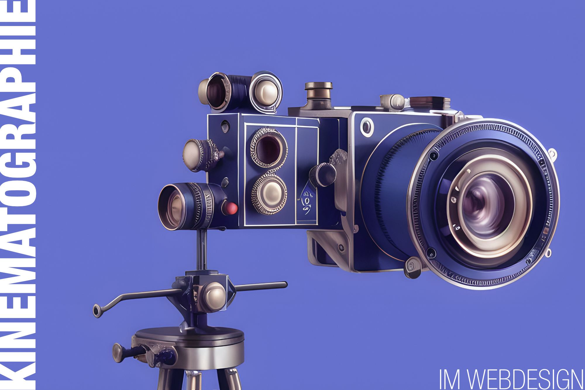 Eine stylische Movie Kamera im exovia Farbschema.