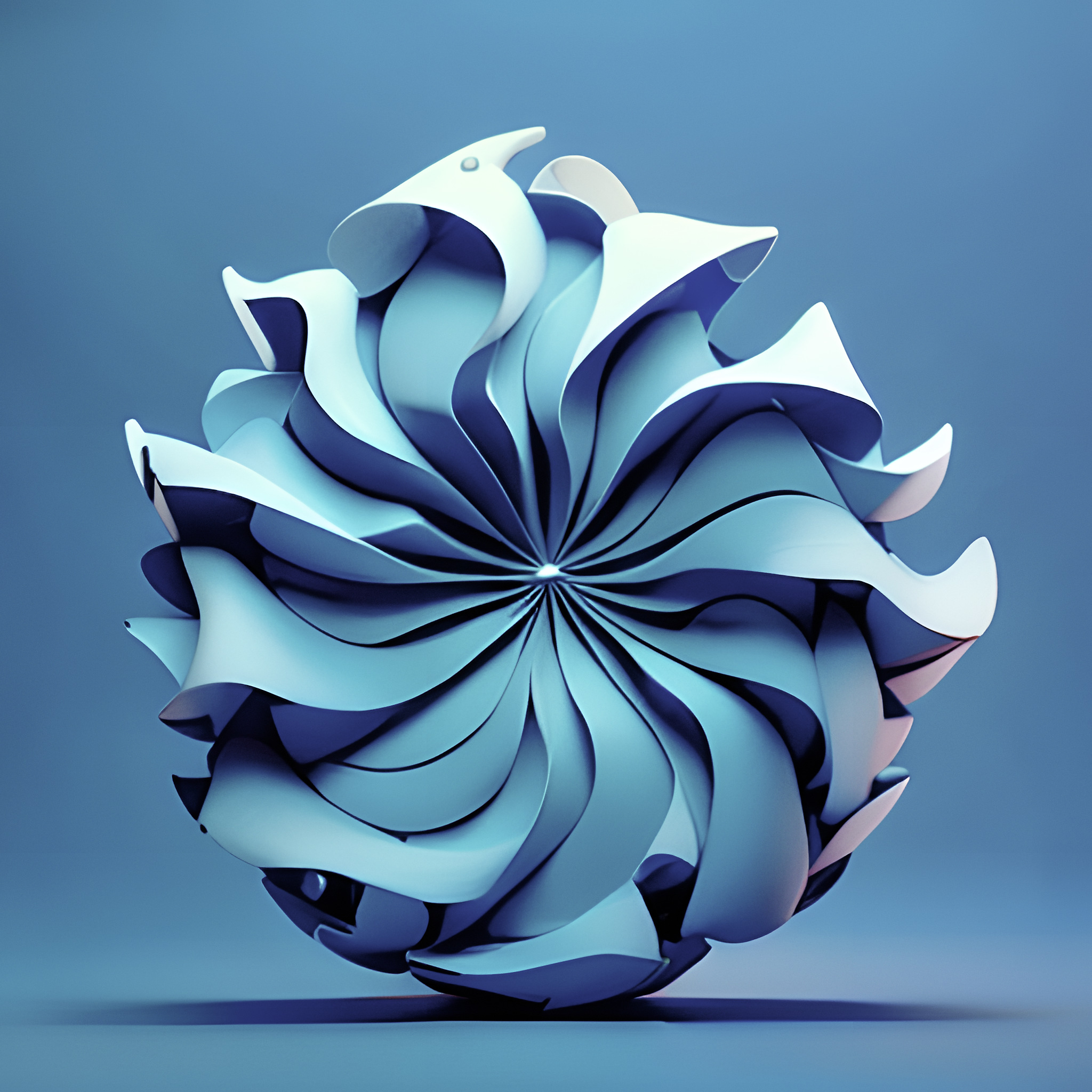 Minimalistic paper flower design