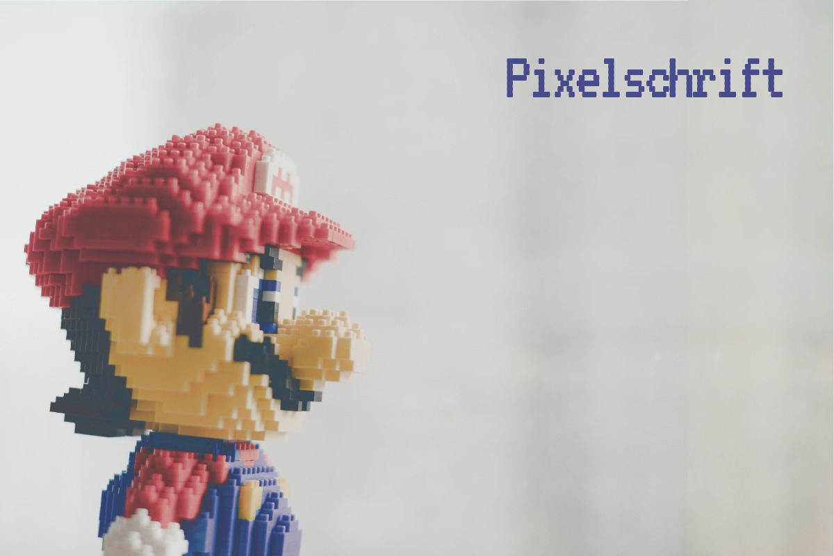 Webfonts - Pixelschrift