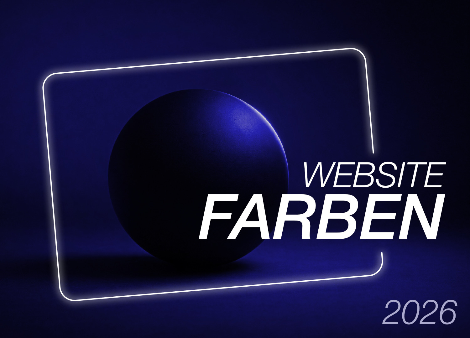 Website Farben - Die Farbpaletten Trends 2026