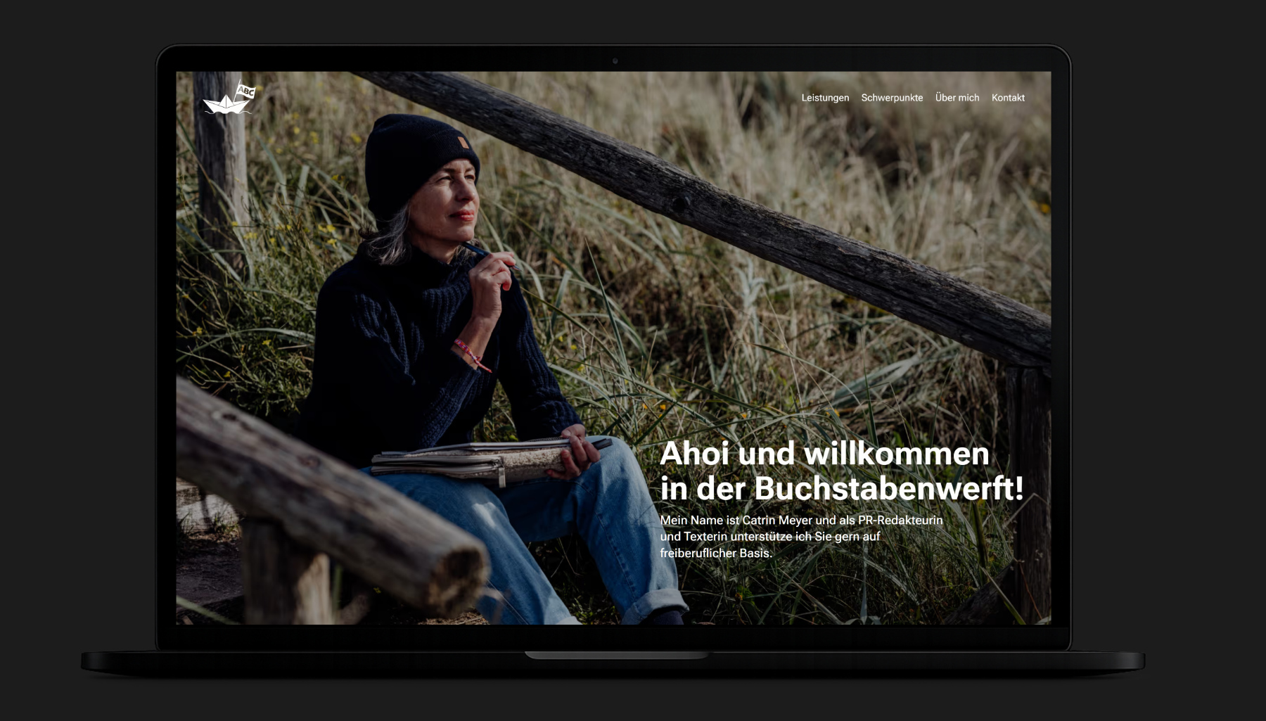 Webdesign Referenz Catrin Meyer - Buchstabenwerft