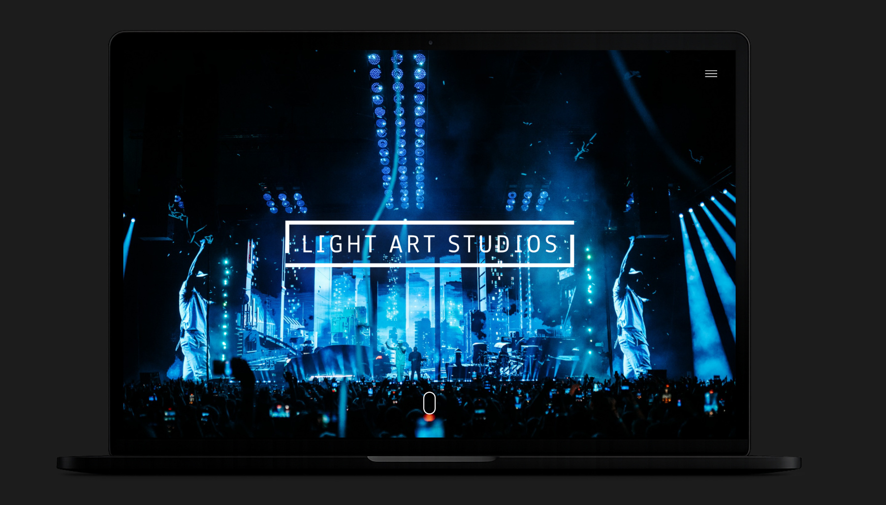 Webdesign und Website Referenzprojekt Light Art Studios