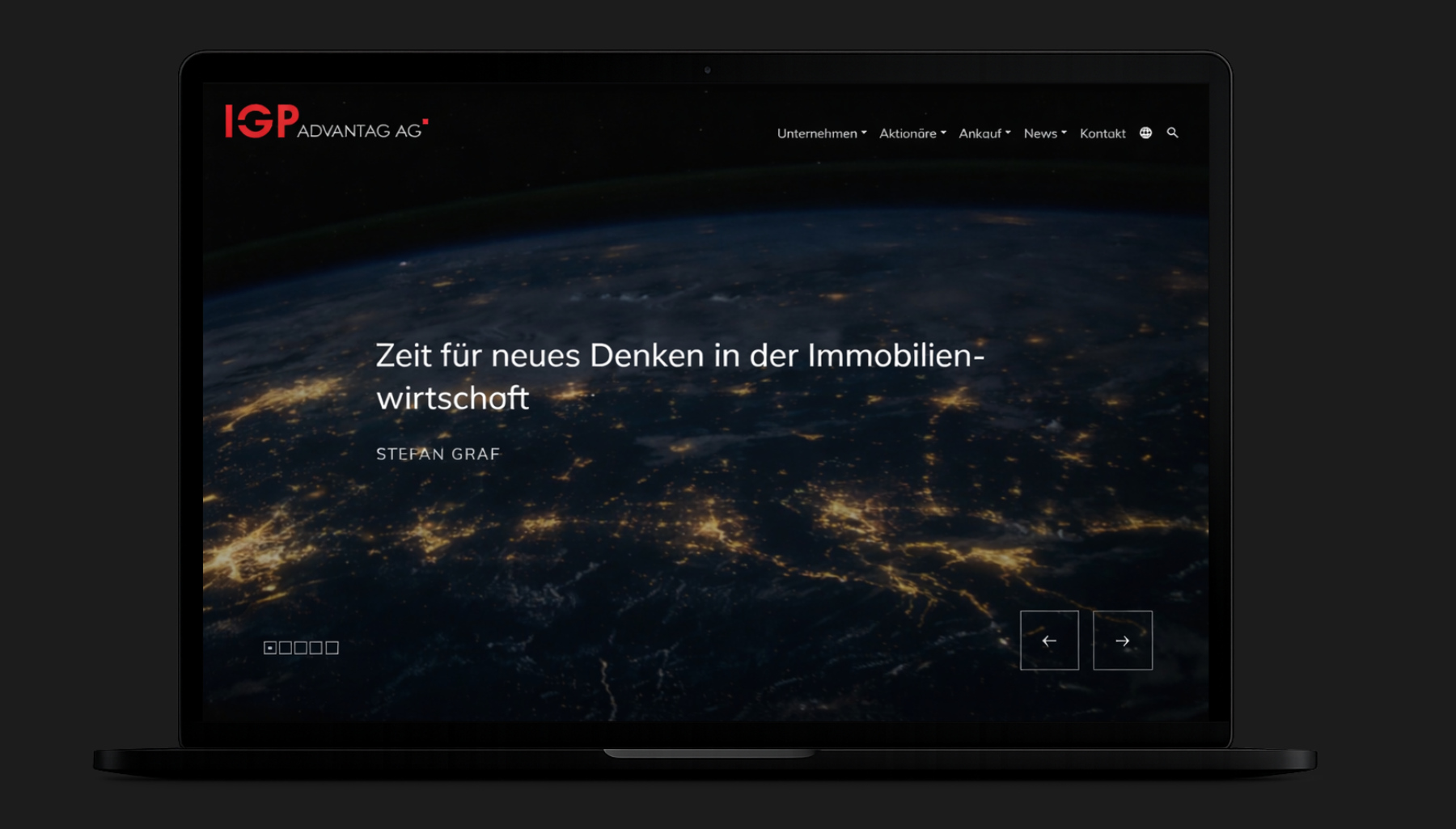 IGP Advantag AG - eine Website Referenz von exovia