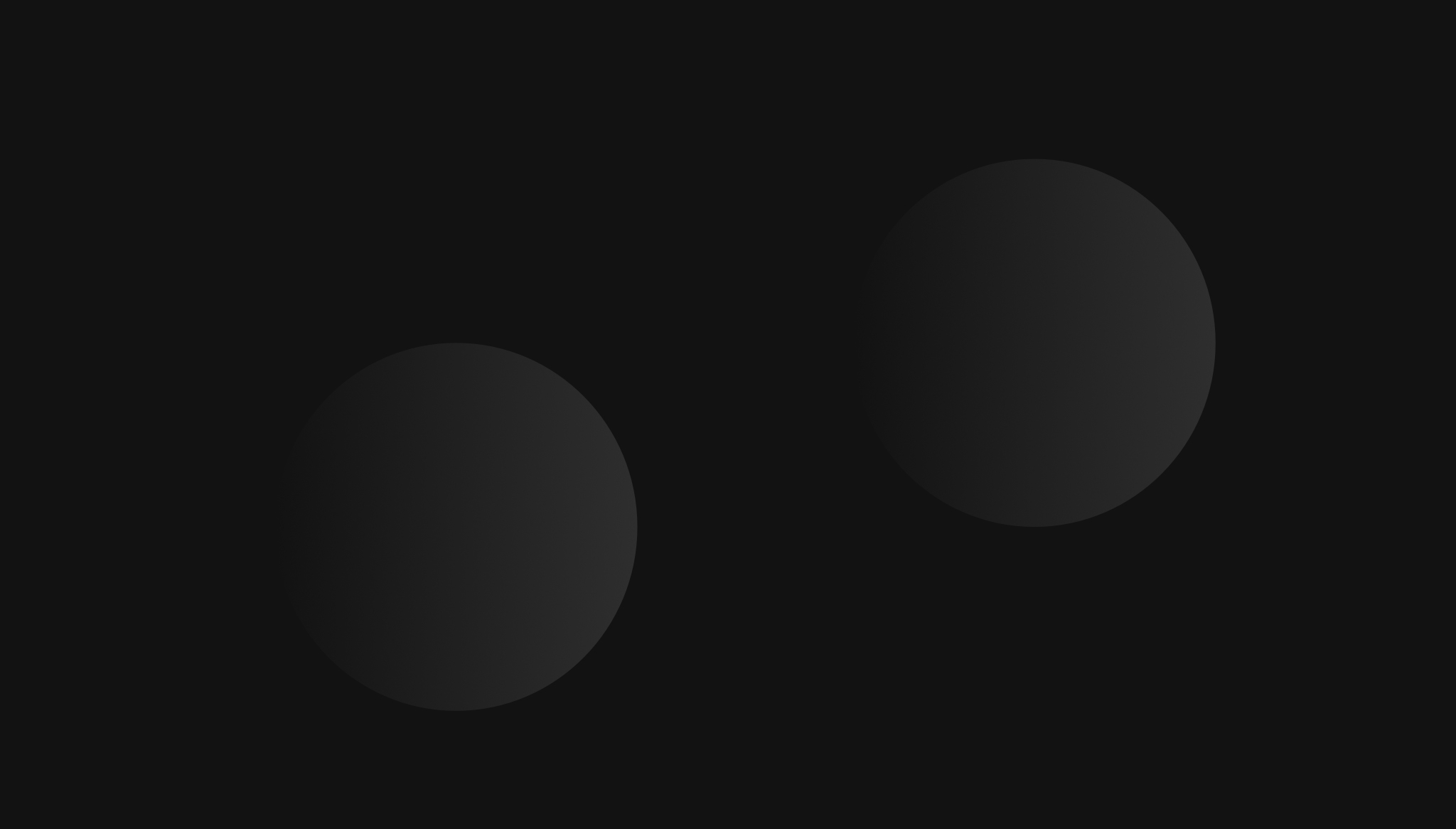 Ganzheitliche Leistungen - Hintergrundbild Designkugeln